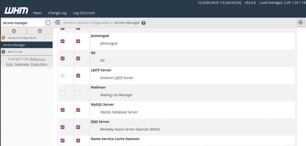 Disable Mailman in cPanel 1024x489 - How to &#x1f6ab; disable &#x2709;&#xfe0f; Mailman in cPanel / WHM