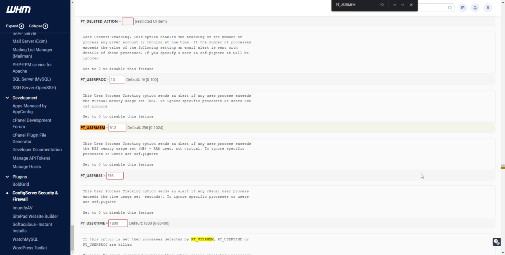 Disable LFD email alerts