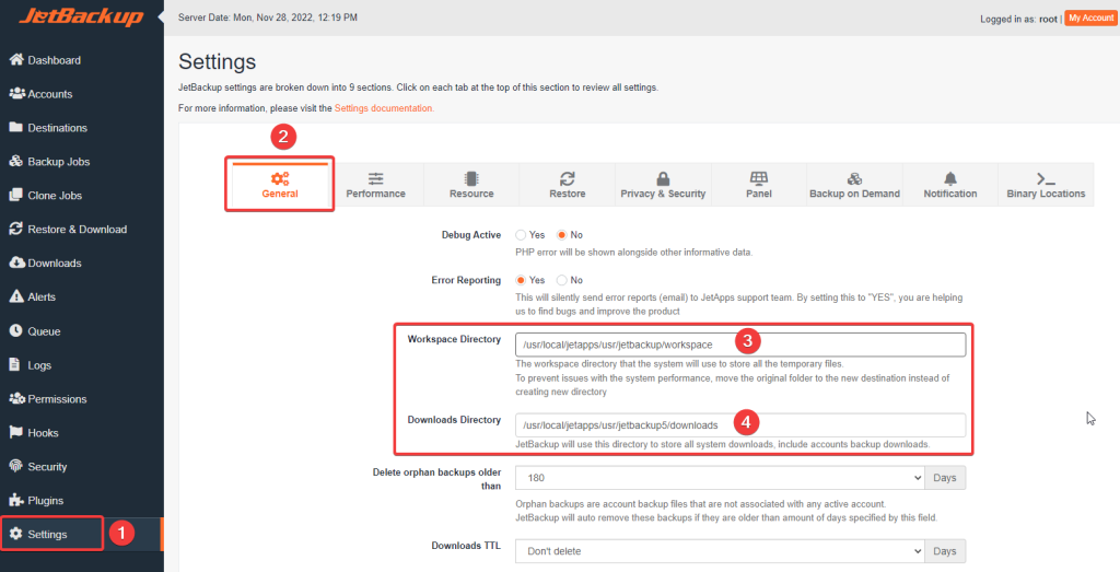 Setting up automatic cPanel backups with JetBackup5 image 40 1024x523 - Setting up automatic cPanel backups with JetBackup5