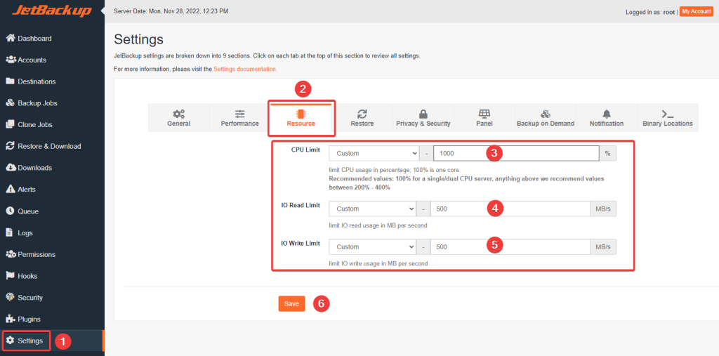 Setting up automatic cPanel backups with JetBackup5 image 42 1024x507 - Setting up automatic cPanel backups with JetBackup5