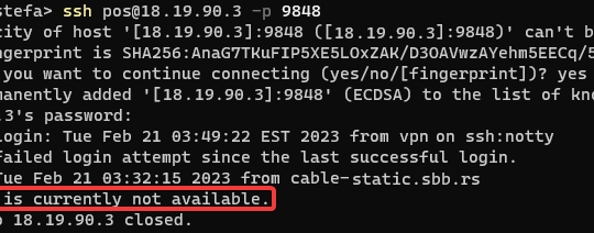 image 16 540x212 - CWP Login to SSH error: This account is currently not available