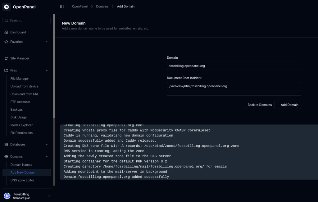 How to install FOSSBilling in OpenPanel foss 1 1024x650 - How to install FOSSBilling in OpenPanel
