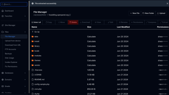 foss 9 540x304 - How to install FOSSBilling in OpenPanel