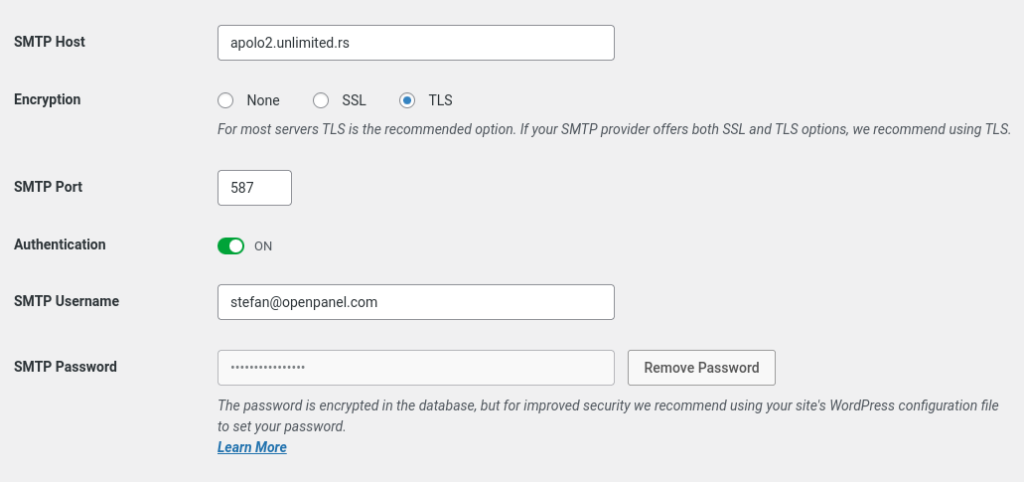 2025 05 06 13 17 1024x482 - WordPress SMTP to remote OpenPanel mailserver