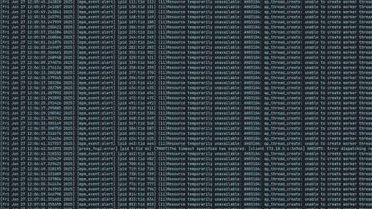 2025 06 27 14 21 540x304 - Apache - Resource temporarily unavailable: AH03104: ap_thread_create: unable to create worker thread